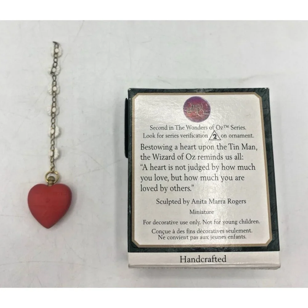 Hallmark Keepsake Miniature Ornament The Tin Man’s Heart The Wonder of Oz 2000 - Picture 2 of 13